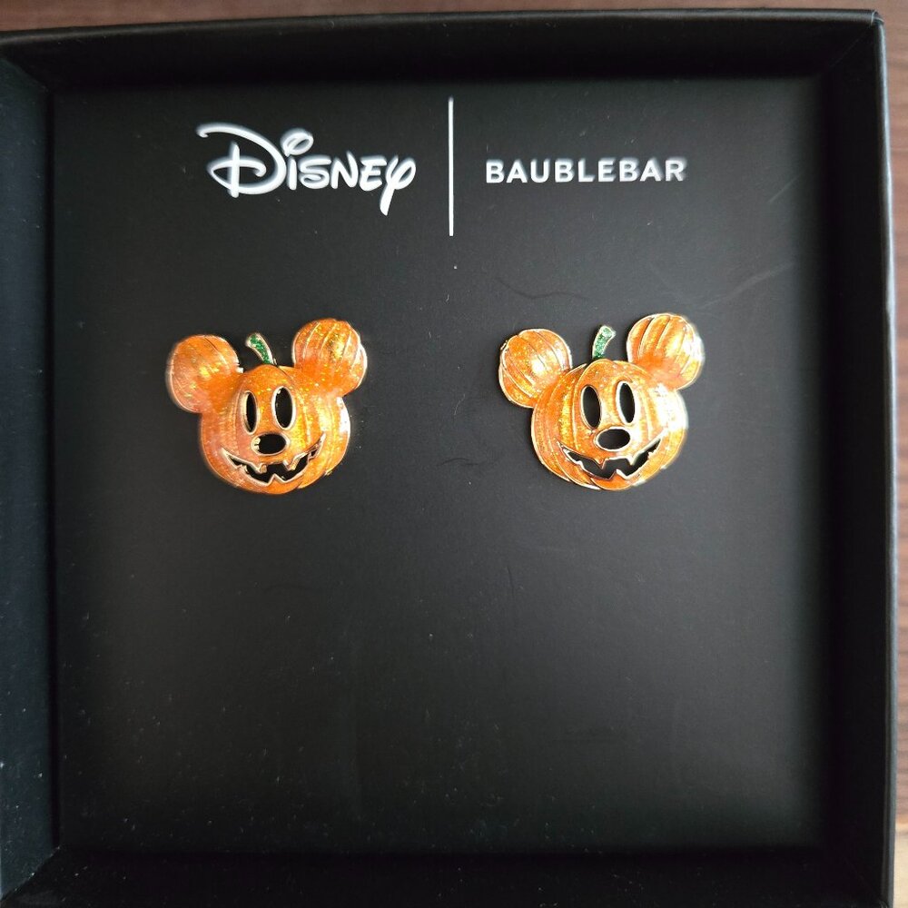 Disney BAUBLEBAR Mickey Mouse Pumpkin Earrings